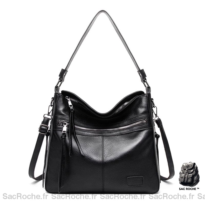 Sac Voyage Femme Besace Noir / 31 X 29 13Cm