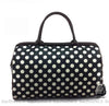 Sac Voyage Femme Compact Noir Et Blanc / 44X19X30Cm À Main