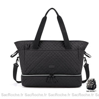 Sac Voyage Femme Grand Format - modèle Noir - Sac Roche ™