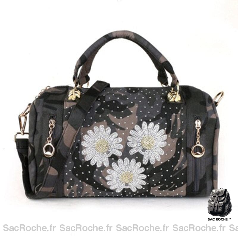 Sac Voyage Femme Main Compact Noir / 34X12X26Cm À