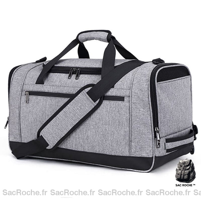 Sac Voyage Homme Chaussures - Gris Compartiment Sacs De Voyage