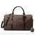 Sac voyage homme étanche moderne cuir - modèle Marron - Sac Roche ™
