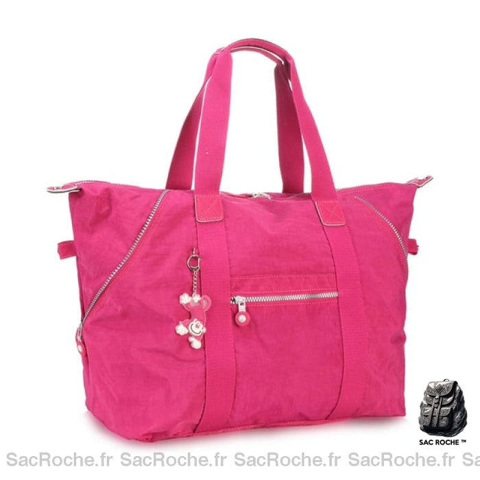 Sac Voyage Main Femme Bordeaux / 60X17X37Cm À