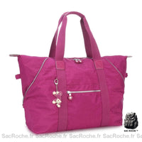 Sac Voyage Main Femme - modèle Rose violet / 60x17x37cm - Sac Roche ™