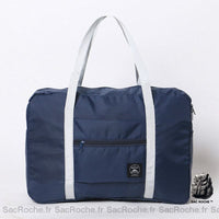 Sac voyage pliable nylon grande capacité - modèle Bleu Foncé - Sac Roche ™