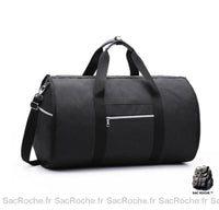 Sac voyage polochon 2 en 1 - modèle Noir - Sac Roche ™