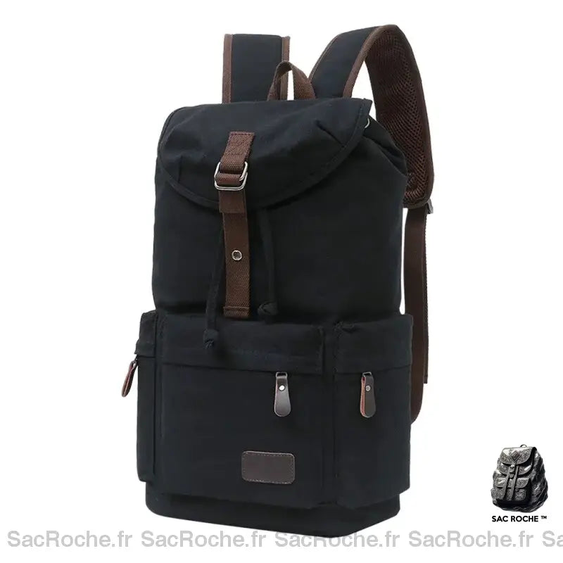 Sac Voyage Toile Dos Noir Sac À En