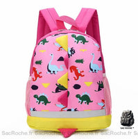 Sacàdos enfant imprimé dinosaure - modèle Rose - Sac Roche ™