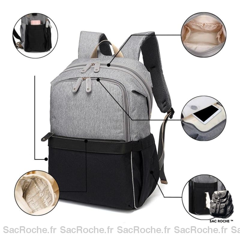 Sacàlangerdeuxtons+Maman Sac À Dos Bébé