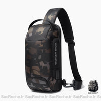 Sacoche Bandoulière Antivol Bange Kanope - modèle Camouflage - Sac Roche ™