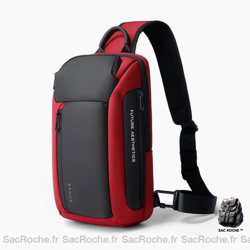 Sacoche Bandoulière Bange Compress Rouge Sacoche Homme