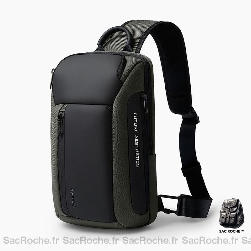 Sacoche Bandoulière Bange Compress Vert Sacoche Homme