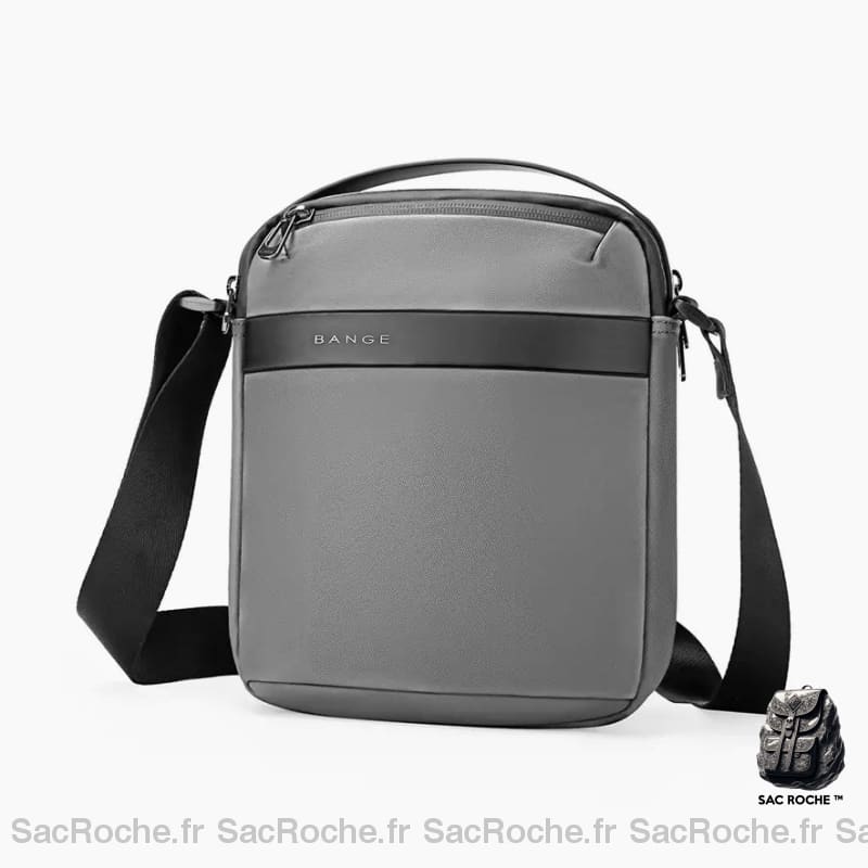 Sacoche Bandoulière Bange Paris Gris Sacoche Homme