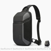 Sacoche Bandoulière Bange Tokyo - modèle Gris - Sac Roche ™