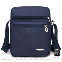 Sacoche Bandoulière Bleu Marine Homme - Sac Roche ™