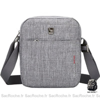 Sacoche Bandoulière Homme avec Fermeture Éclair - Sac Roche ™