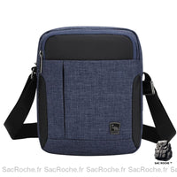 Sacoche Bandoulière Homme avec Poches Zippées - Sac Roche ™
