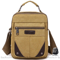 Sacoche Bandoulière Homme Toile Épaisse - Sac Roche ™