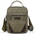 Sacoche Bandoulière Homme Toile Épaisse - modèle Vert - Sac Roche ™