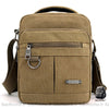 Sacoche Bandoulière Homme Toile Robuste Kaki Sacoches