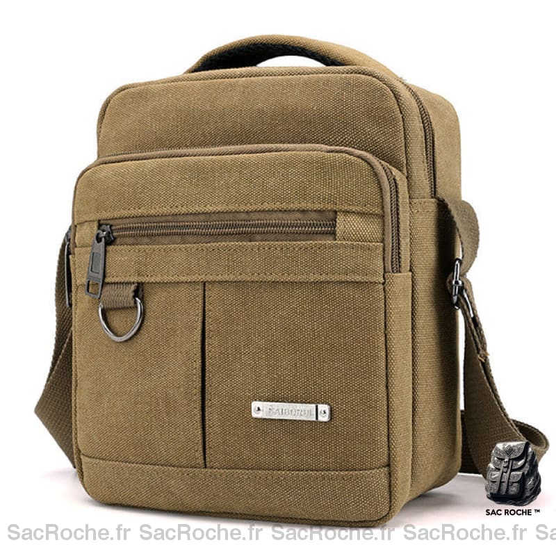Sacoche Bandoulière Homme Toile Robuste Sacoches