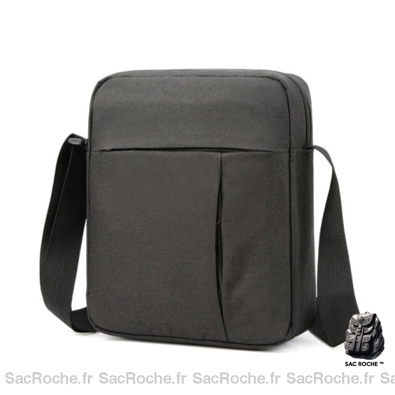 Sacoche Bandoulière Minimaliste Homme Noir Sacoches