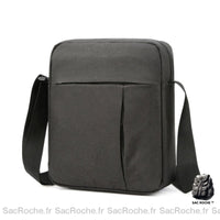 Sacoche Bandoulière Minimaliste Homme - modèle Noir - Sac Roche ™