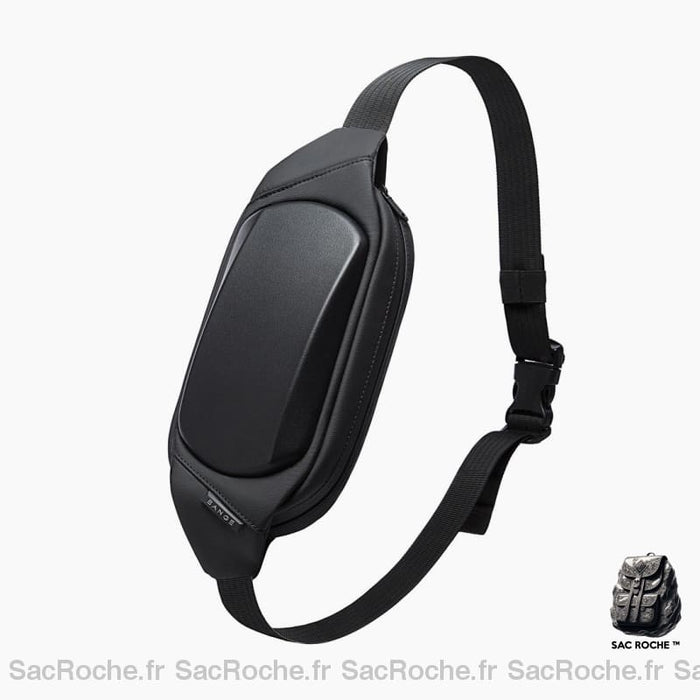 Sacoche Bandoulière Rigide Bange Rhiner Noir Sacoche Homme