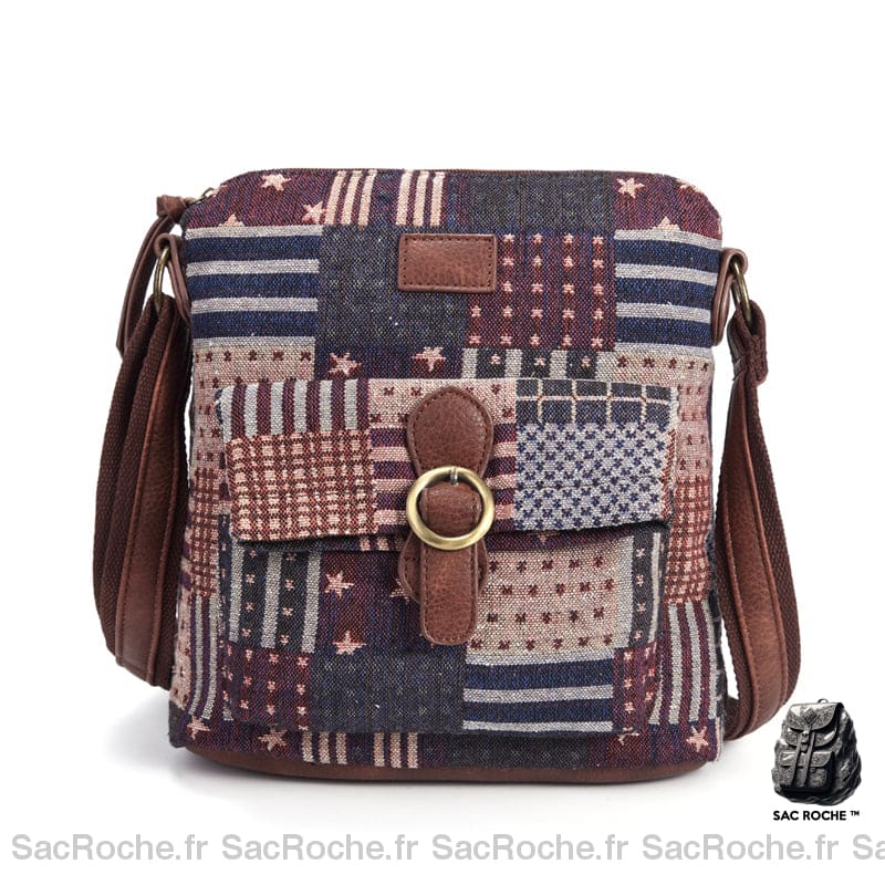 Sacoche Bohème Vintage Femme Drapeaux Sac À Main Femme