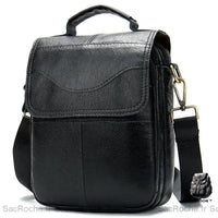 Sacoche Cuir Bandoulière 3 Compartiments Homme - Sac Roche ™