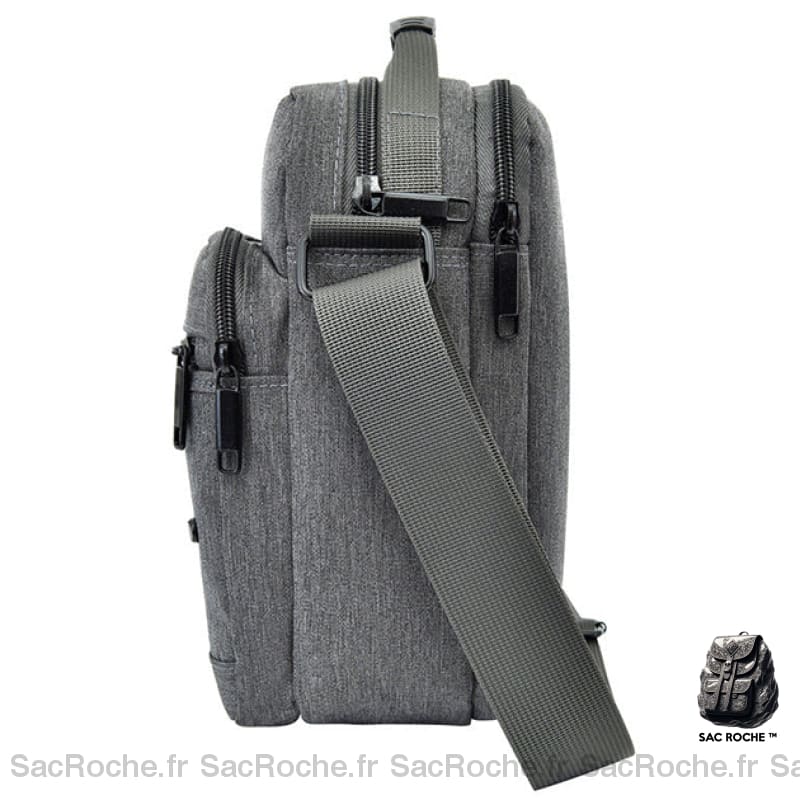 Sacoche Homme Double Compartiment Zippé Sacoches Bandoulière