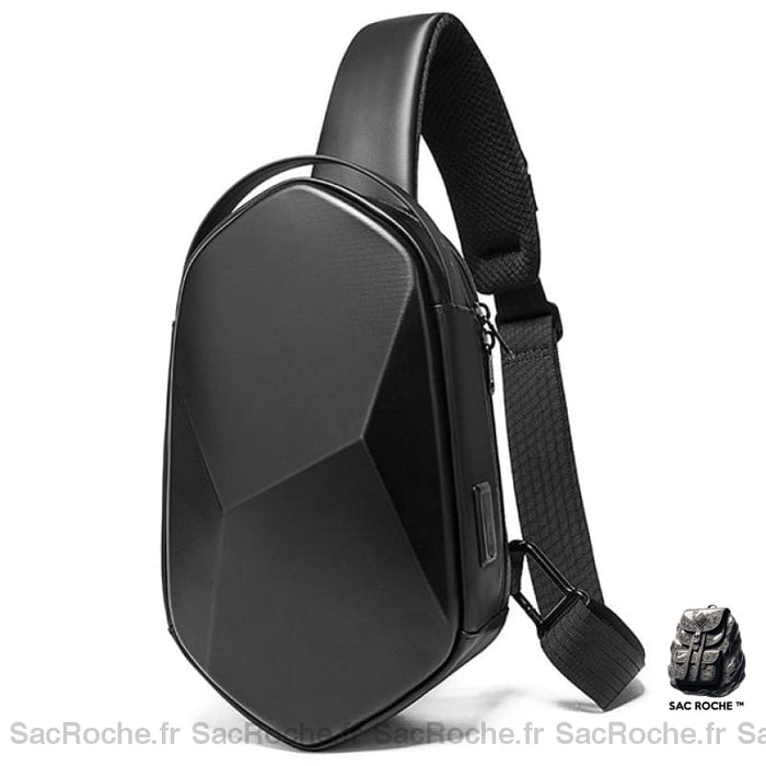 Sacoche Homme Multifonction - Dos Et Poitrine Noir Sacs Bange