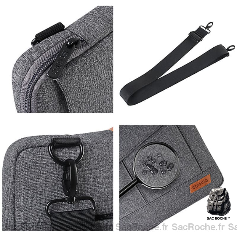 Sacoche Ordinateur 14- 17 Bandoulière Doublure Protectrice Sacoches Ordinateur