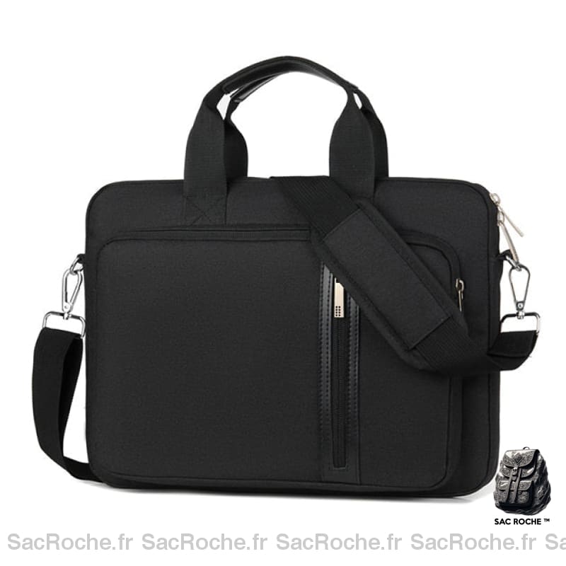 Sacoche Ordinateur 15.6 - Bandoulière Ajustable Noir / Pouces Sacoches