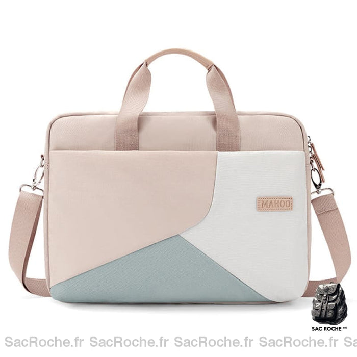 Sacoche Ordinateur 16 Beige Pour Femme Rose Sacoches