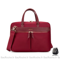 Sacoche Ordinateur Protection RFID - Femme - modèle Rouge / 13 pouces - Sac Roche ™
