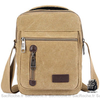 Sacoche Toile Bandoulière Homme - Canvas - Sac Roche ™