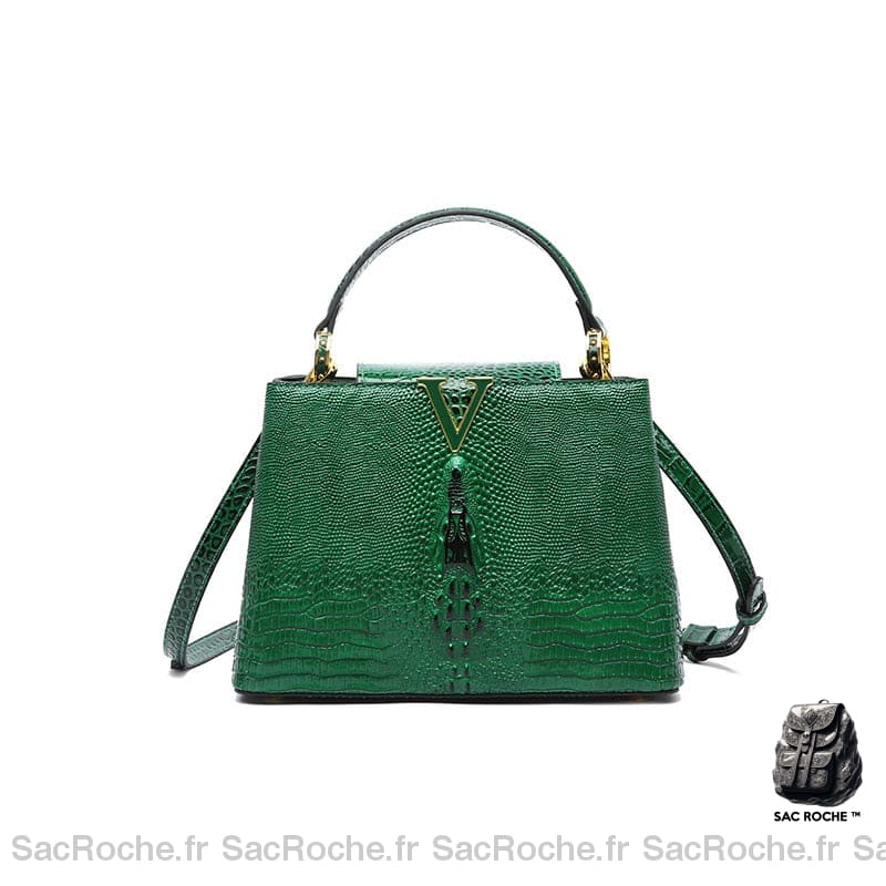 Sacs À Main Cuir Femme Originaux Vert / 26X18X10Cm Sac Main Femme