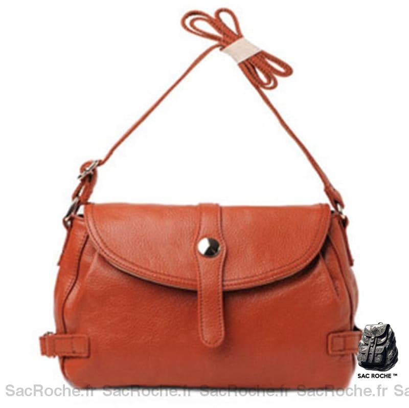 Sacs Besace Cuir Femme Marron Sac