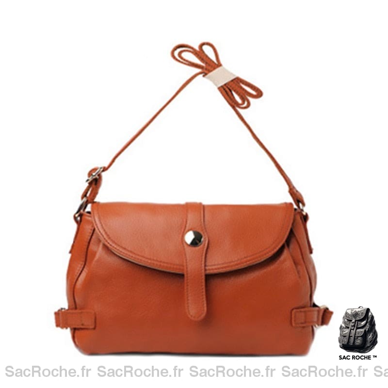 Sacs Besace Cuir Femme Marron Sac