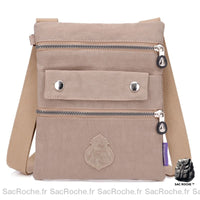 Sacs besace femme en tissu - modèle Abricot - Sac Roche ™