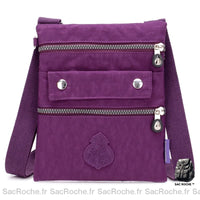 Sacs besace femme en tissu - modèle Violet - Sac Roche ™
