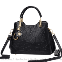Sacs cuir femme élégants et raffinés - modèle Noir - Sac Roche ™