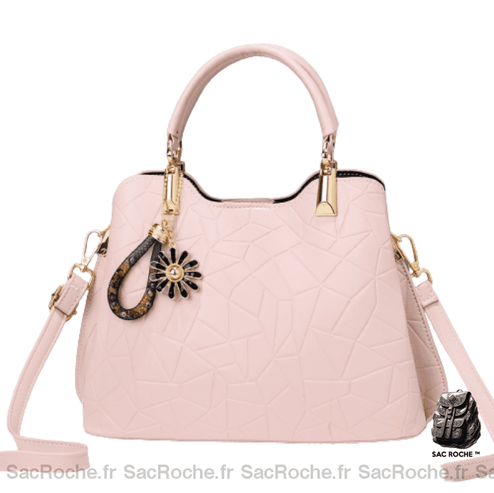 Sacs Cuir Femme Élégants Et Raffinés Rose Sac À Main Femme
