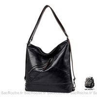 Sacs Cuir Femme - modèle Noir - Sac Roche ™