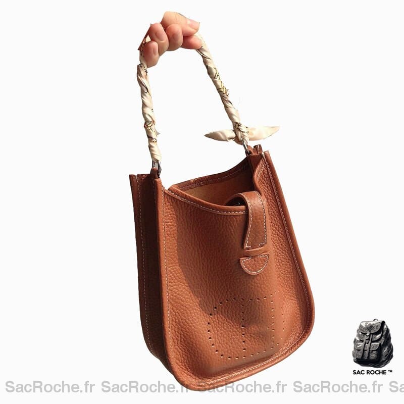 Sacs Cuir Véritable Femme Marron Sac À Main