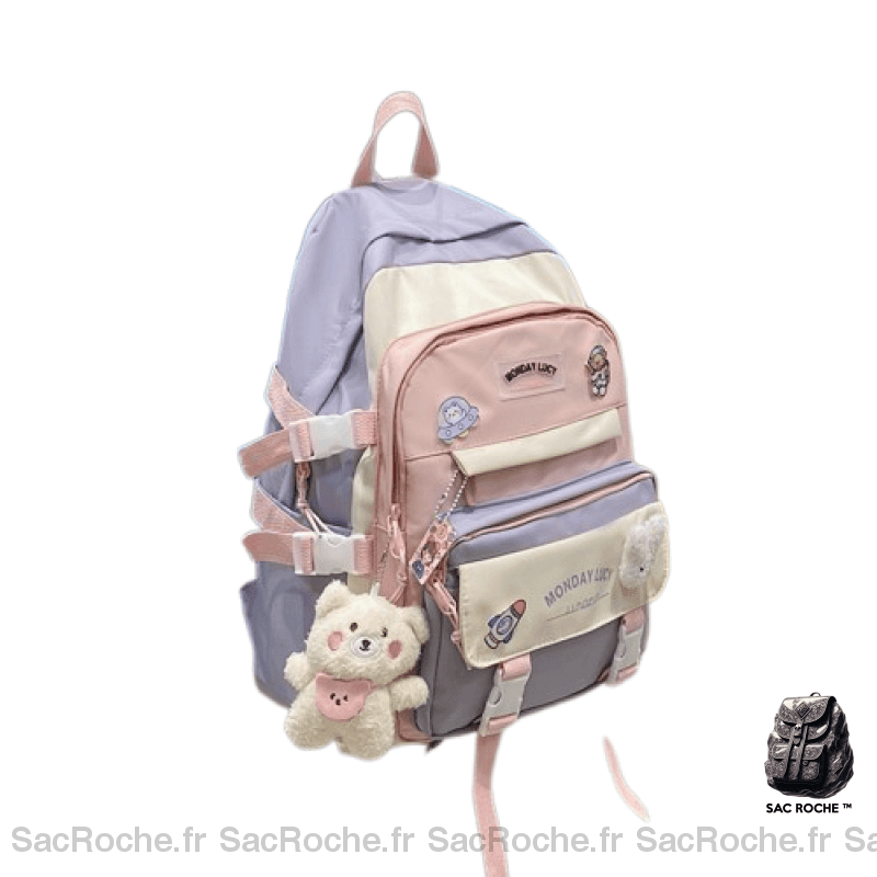 Sacs Dos Femmes Prix Mini Violet Pastel / Sans Pendentif Petit Sac À Femme