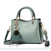 Sacs Femme Main Sur Élégants - modèle Vert / 23x16.5x11cm - Sac Roche ™