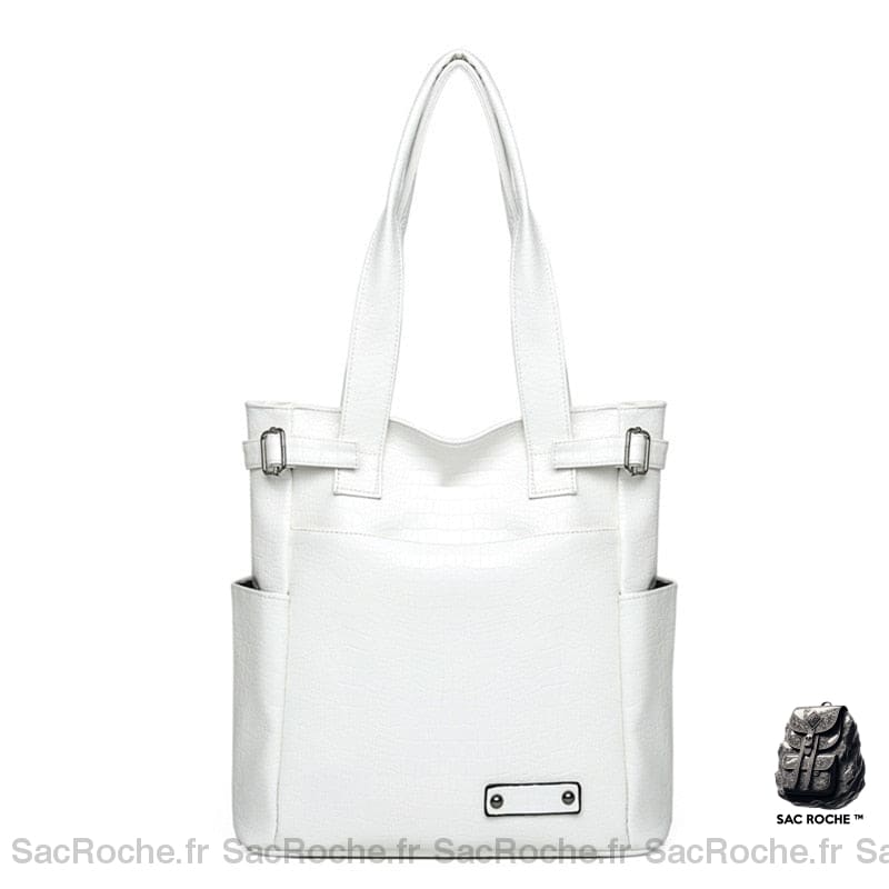 Sacs Main Cuir Femme Élégants Blanc Sac À Main Femme