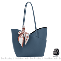 Sacs Main Femme Chic - modèle Bleu / 25 cm - Sac Roche ™
